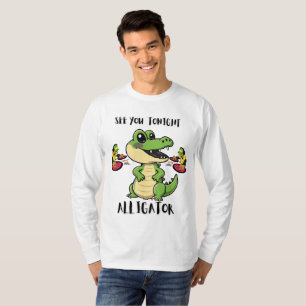 T-shirt Fête d'animaux Alligator