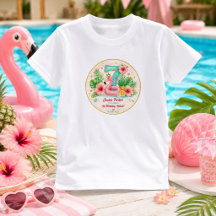 Fête d'anniversaire 7 ans Tropical Flamingo Pool P