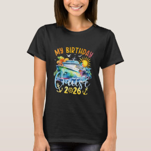 T-shirt Fête d'anniversaire croisière festive 2026 Hommes 
