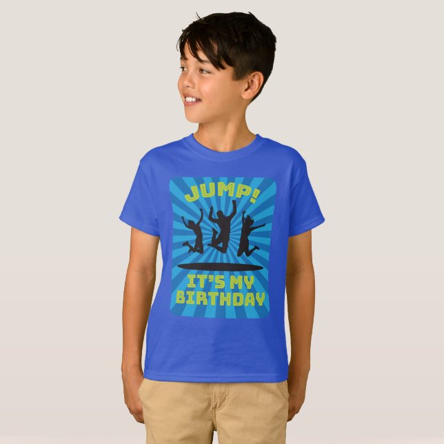 T-shirt Fête d'anniversaire de Chambre de rebond du (Devant entier)