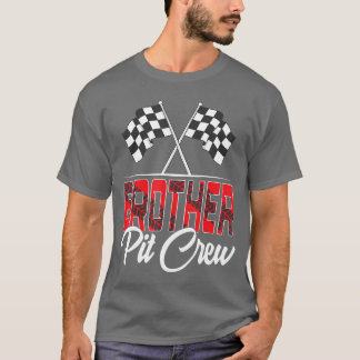 T-shirt Fête d'anniversaire de course de frère de famille
