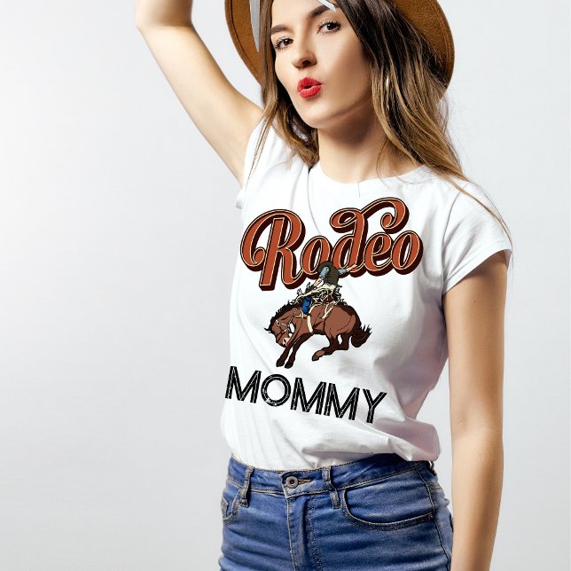 T-shirt Fête d'anniversaire de Cowboy Rodeo Parents corres (Créateur téléchargé)