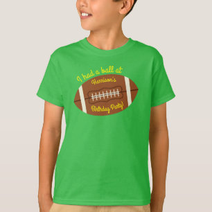 T-shirt Fête d'anniversaire de football