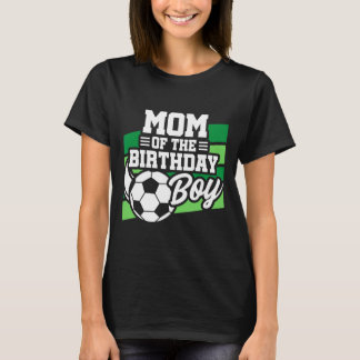 T-shirt Fête d'anniversaire de football - Maman d'annivers