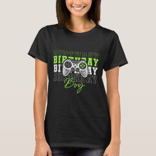 T-shirt Fête d'anniversaire de jeu vidéo pour garçons Enfa