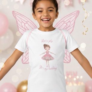T-Shirt Fête d'anniversaire de la danseuse Ballerina