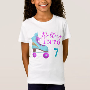 T-Shirt Fête d'anniversaire de patinage de rouleau   tout