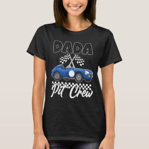 T-shirt Fête d'anniversaire de voiture de course famille d