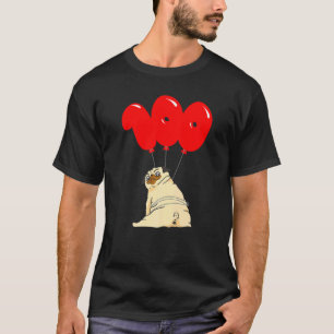 T-shirt Fête d'anniversaire des 100 ans de Fat Pug