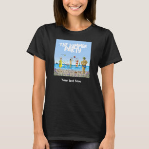 T-shirt Fête d'anniversaire d'été à la plage