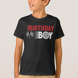 T-shirt Fête d'anniversaire du Boy Racing Car