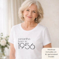 Fête d'anniversaire minimaliste de 70 ans pour une