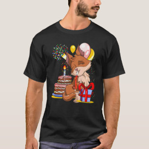 T-shirt Fête d'anniversaire Nature Animal Cute Forêt Fox