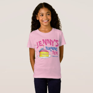 T-Shirt Fête d'anniversaire personnalisée Favoriser la tra