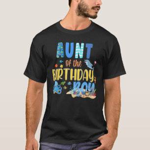 T-shirt Fête d'anniversaire sous la mer Aquarium Animaux p