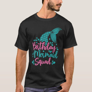 T-shirt Fête d'appariement de l'équipe de sirènes d'annive