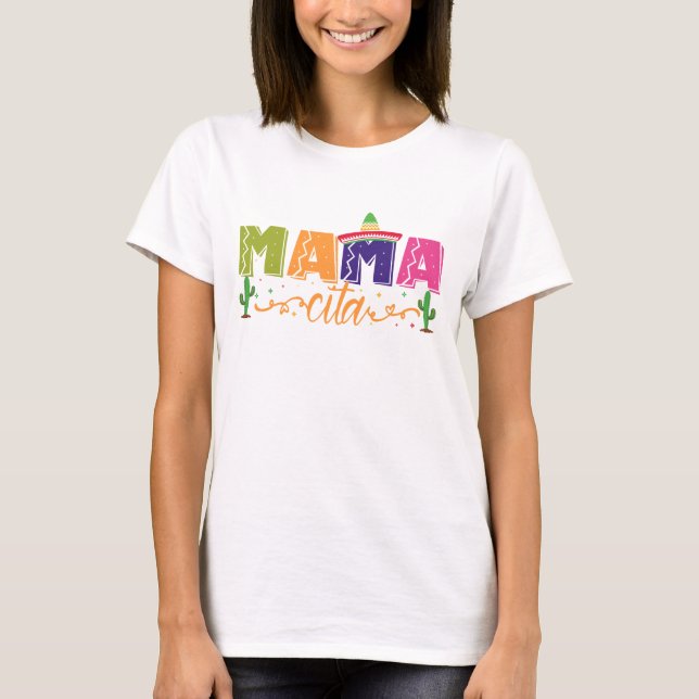 T-shirt Fête de 1er anniversaire, Fiesta mexicaine (Devant)