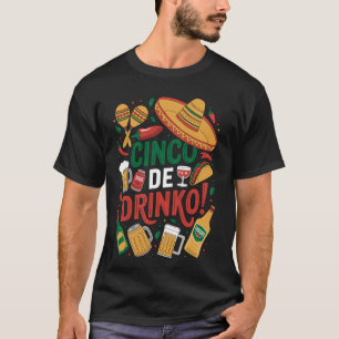 T-shirt Fête de Boisson Mexicaine Citation Drôle Adulte Ci