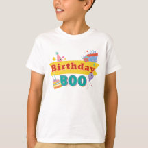 Fête De Boo Anniversaire Avec Ballons Cadeaux