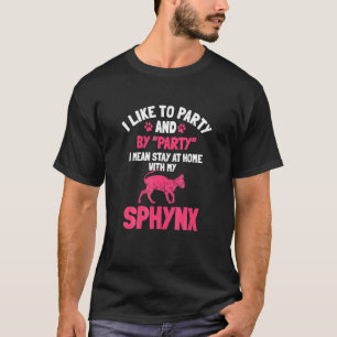T-shirt Fête de chat Sphynx Propriétaire d'animal de compa