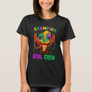 T-shirt Fête de crabe à l'eau Cajun Équipage de crabe Sud