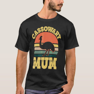 T-shirt Fête de famille de casoar maman cute casoar