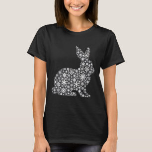 T-shirt Fête de Fête de neige - Lapin Lapin