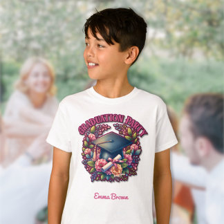 T-shirt Fête de graduation Floral