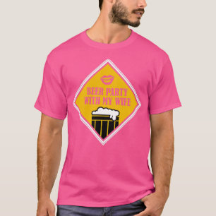 T-shirt Fête de la bière avec ma femme