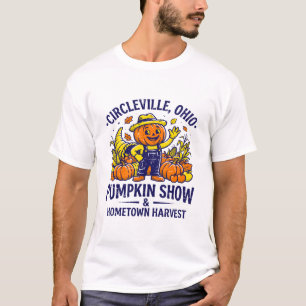 T-shirt Fête de la citrouille de Circleville Fête de la ré