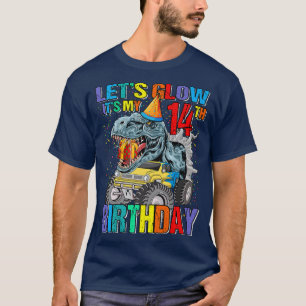T-shirt Fête de la lueur C'est mon 14e Monster Tru anniver