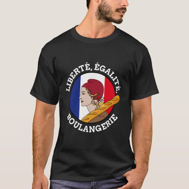 T-shirt Fête De La Marianne De France Révolution Française (Devant)