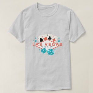 T-shirt Fête de la piscine de Las Vegas