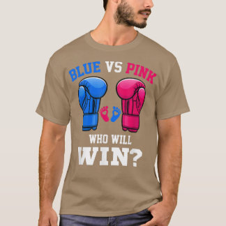 T-shirt Fête de la révélation de genre Drôle, Bleu Drôle V