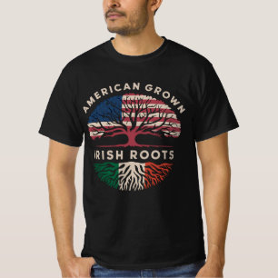 T-shirt Fête de la Saint-Patrick American Grown Irish Root