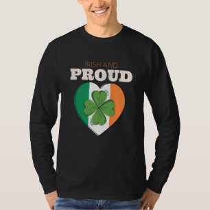 T-shirt Fête de la Saint-Patrick Irlande Fière et Irlandai