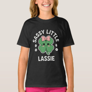 T-shirt Fête de la Saint-Patrick Petite Fille Sassy Enfant