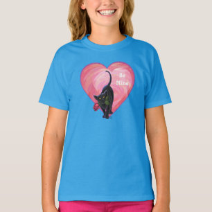 T-shirt Fête de la Saint-Valentin au chat noir