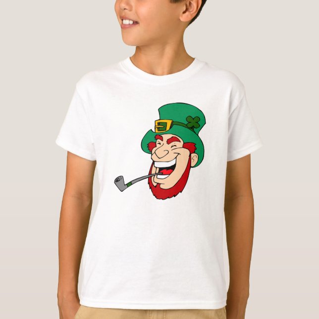 T-shirt Fête de la St. Patrick de Leprechaun (Devant)