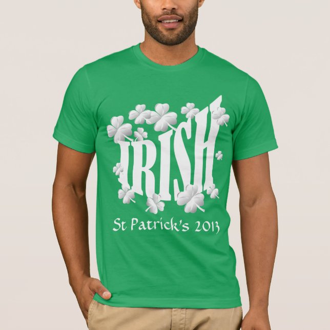 T-shirt Fête de la St Patrick irlandaise (Devant)