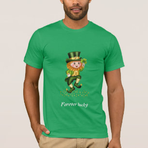 T-shirt Fête de la St Patrick pour la Gnome Verte, toujour