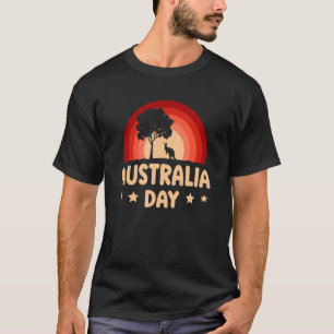 T-shirt Fête de l'Australie Wallaby animal sauvage Kangaro