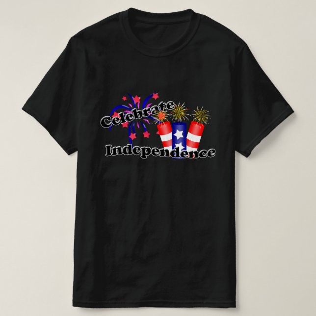 T-shirt Fête de l'Indépendance (Design devant)