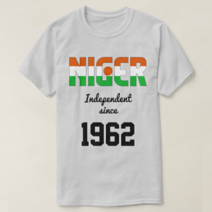 T-shirt Fête de l'indépendance du drapeau du Niger
