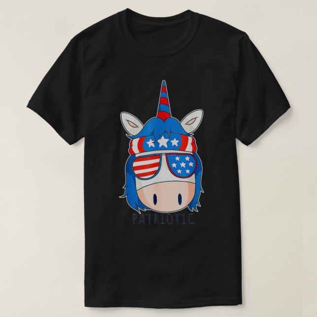T-shirt Fête de l'Indépendance États-Unis d'Amérique Funny (Design devant)