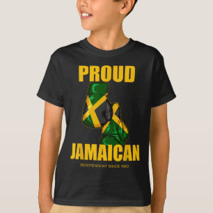 T-shirt Fête de l'Indépendance Fiers gants de boxe jamaïca