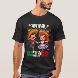 T-shirt Fête De L'Indépendance Mexicaine Viva Mexique S Ga