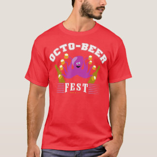 T-shirt Fête de l'Octo-Bière Poulpe Ivre - Drôle de Boisso