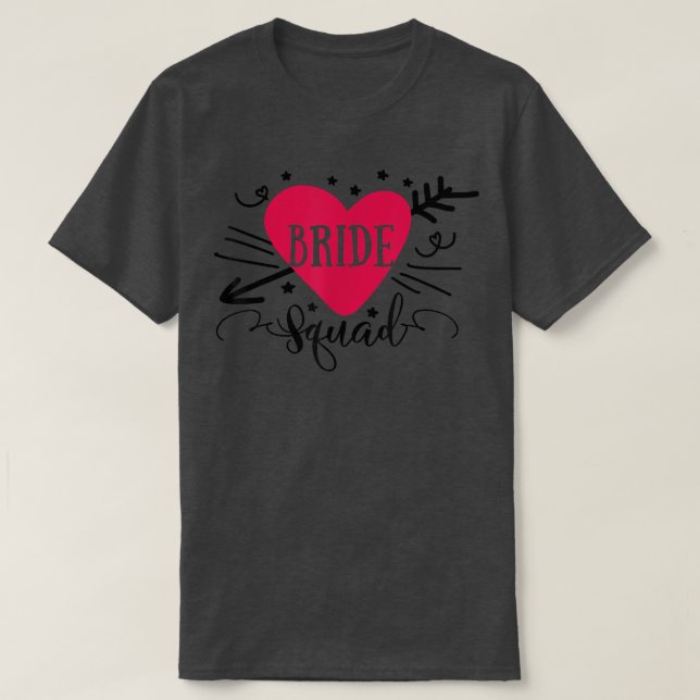 T-shirt Fête De Mariage Et Bachelor De L'Équipe De Mariage (Design devant)