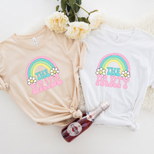 T-shirt Fête de mariage rétro, enterrement de vie de jeune